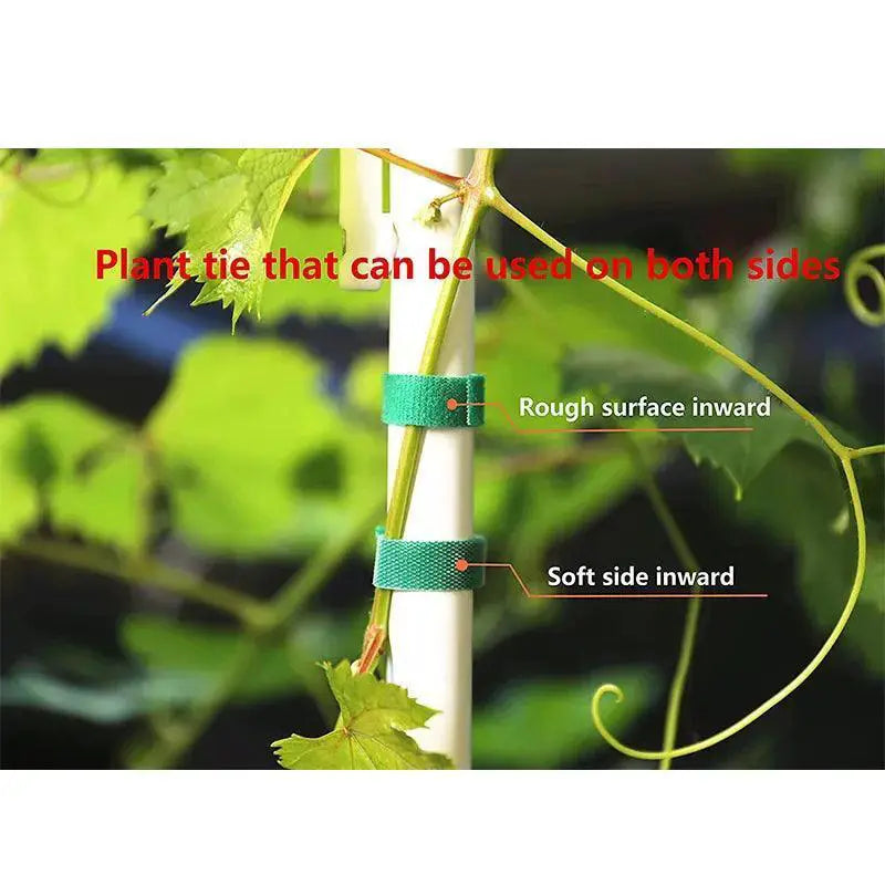 Green Nylon Plant Ties Durable Garden Plant Support