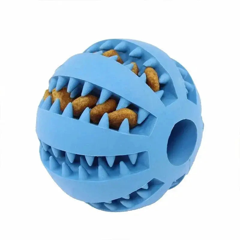 Interactive Rubber Chew Toy Balls for Pets Dental Health