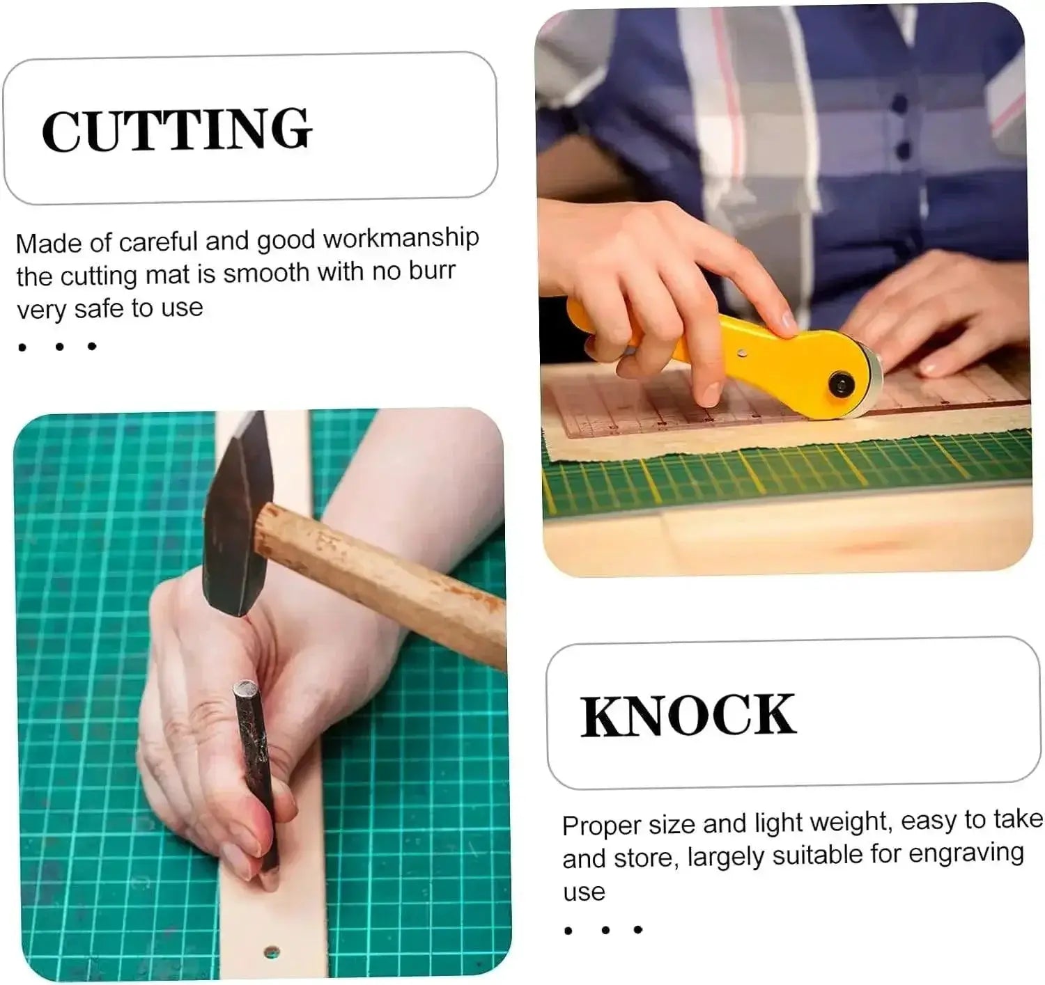 Educational Double Sided Cutting Mat for Art and Craft