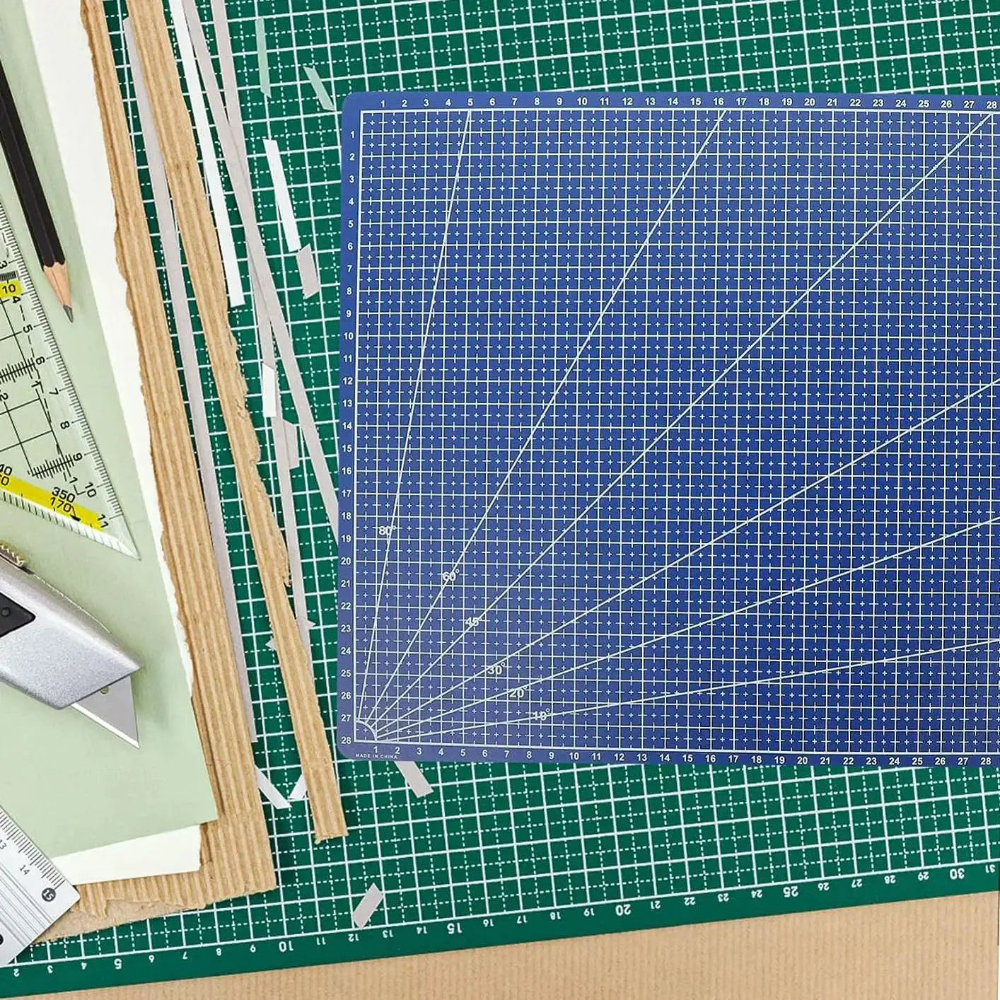 Educational Double Sided Cutting Mat for Art and Craft