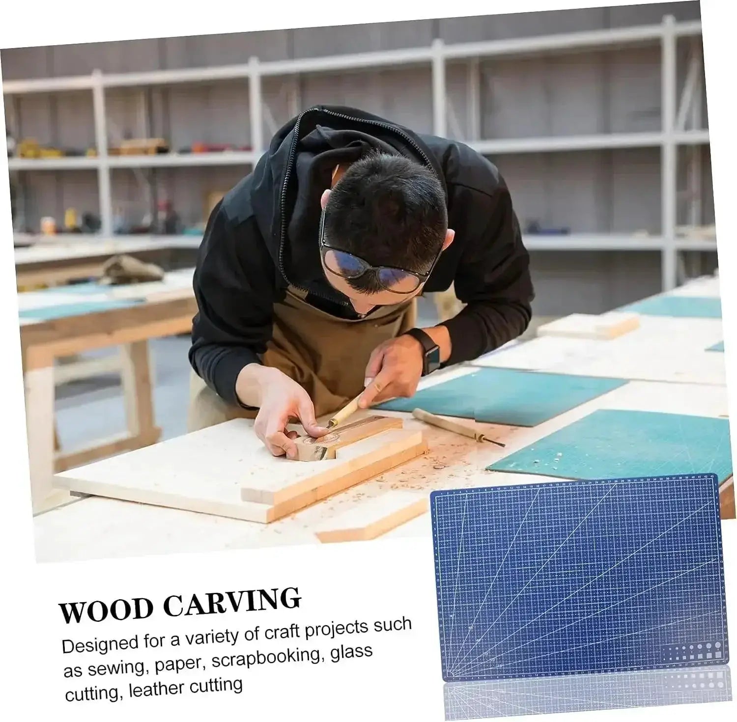 Educational Double Sided Cutting Mat for Art and Craft