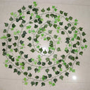 Artificial Ivy Leaf Garland Lifelike Green Vine Decor