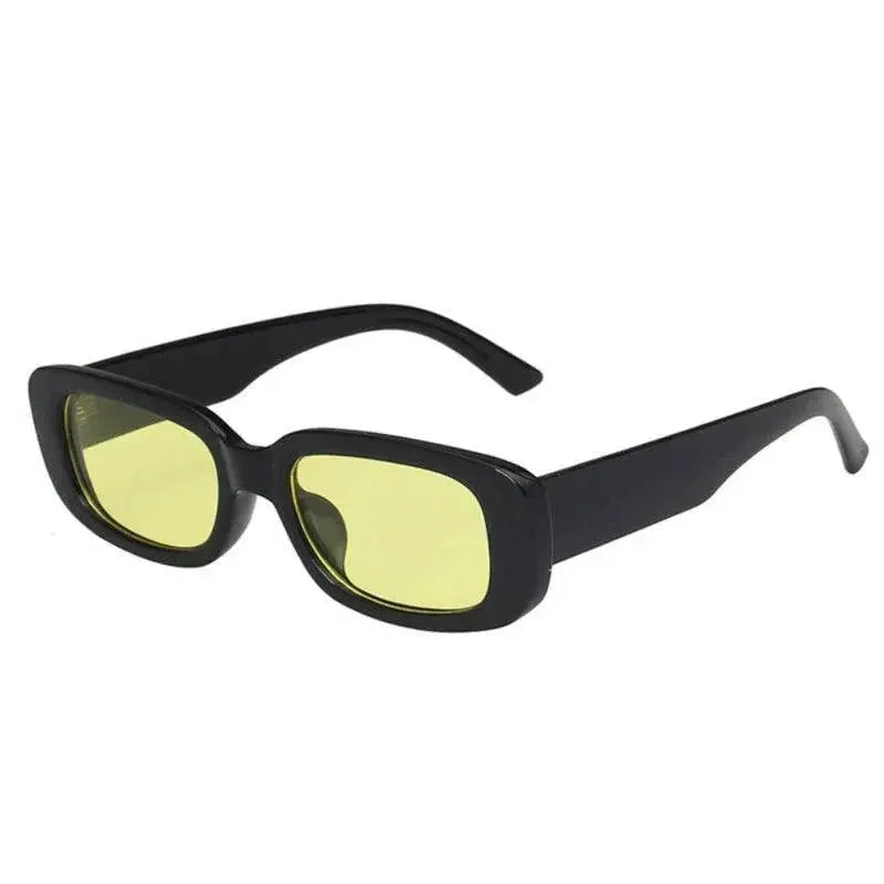 Chic Green Square Sunglasses For Hip Hop Trendsetters