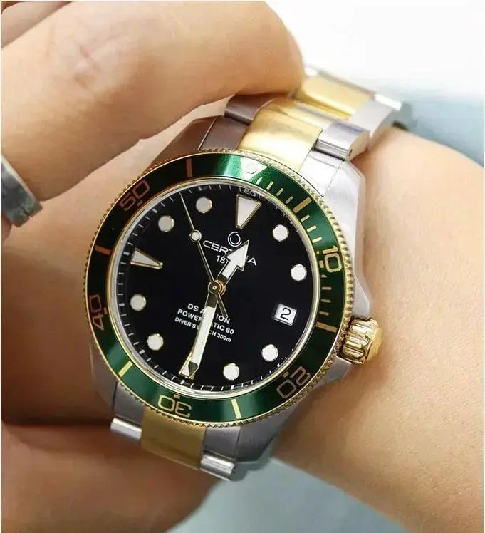 Luxury Stainless Steel Sports Watch For Business Elegance
