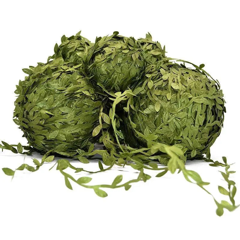 Green Leaf Silk Artificial Wedding Decor Kit Nature Inspired
