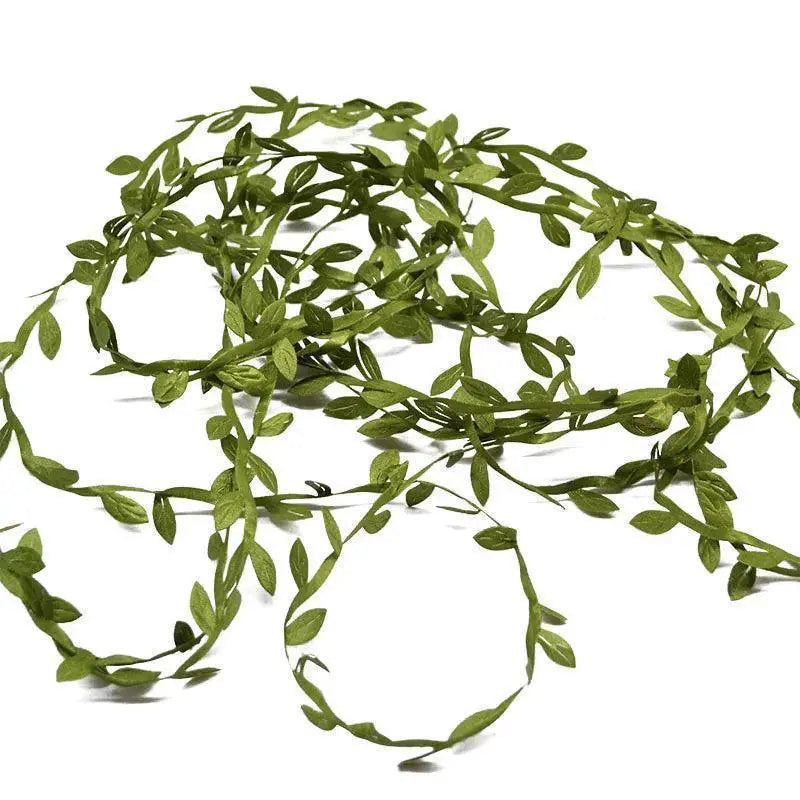 Green Leaf Silk Artificial Wedding Decor Kit Nature Inspired