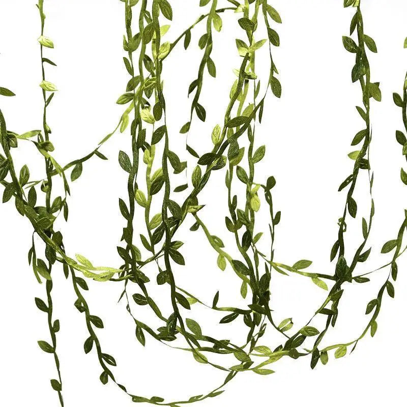 Green Leaf Silk Artificial Wedding Decor Kit Nature Inspired