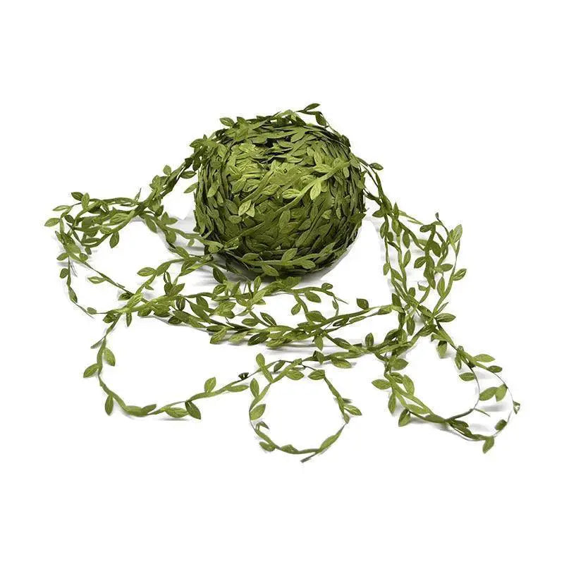 Green Leaf Silk Artificial Wedding Decor Kit Nature Inspired