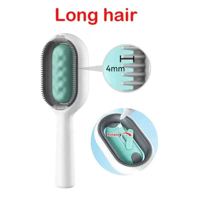 Cat Hair Removal Comb With Disposable Wipes For Grooming