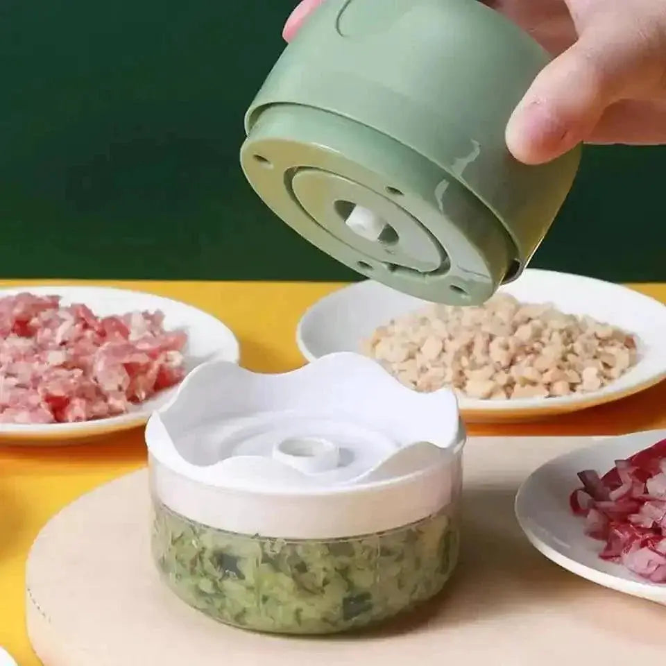 Mini Electric Food Processor Chopper Quick and Easy Prep