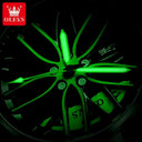 Mens Car Rim Luxury Watch Precise Quartz