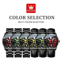 Mens Car Rim Luxury Watch Precise Quartz