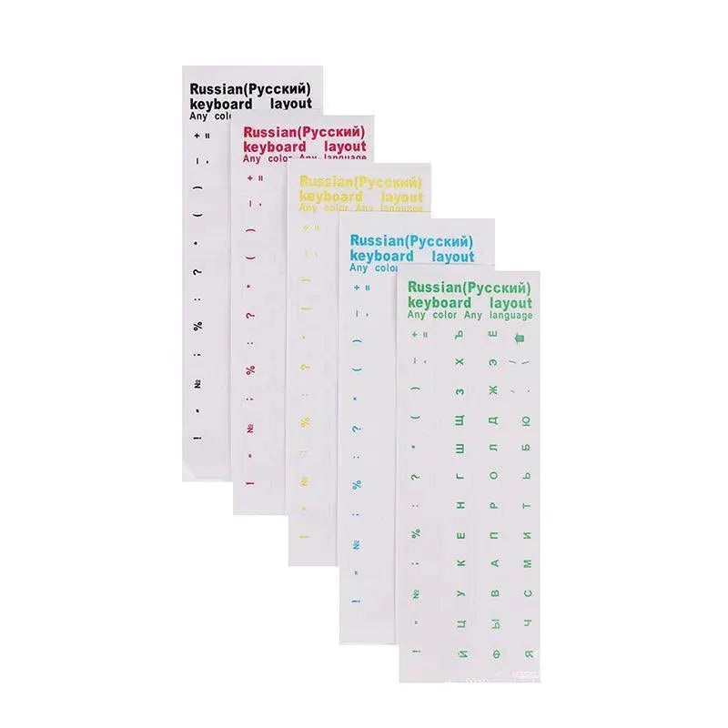 Russian Keyboard Stickers For Typing Dust Protection