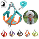 Pet Dog Harness And Leash Set With Reflective Safety