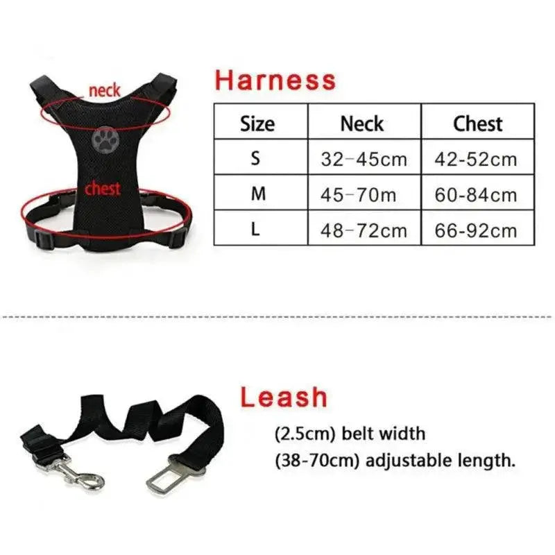 Adventure Dog Harness And Leash Set Outdoor Safety Upgrade