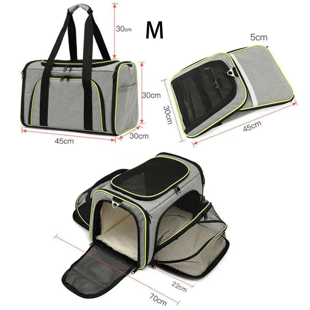 Pet Travel Carrier Bag Safe And Stylish Travel Solution