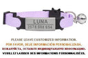 Cat Collar With Engraved ID Tag And Breakaway Safety