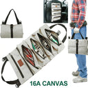 Durable Tool Roll Up Bag for DIY Pros