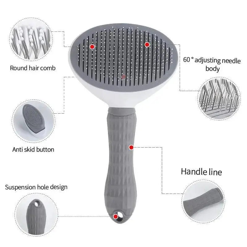 Self Cleaning Hair Remover Comb For Easy Pet Grooming Tool