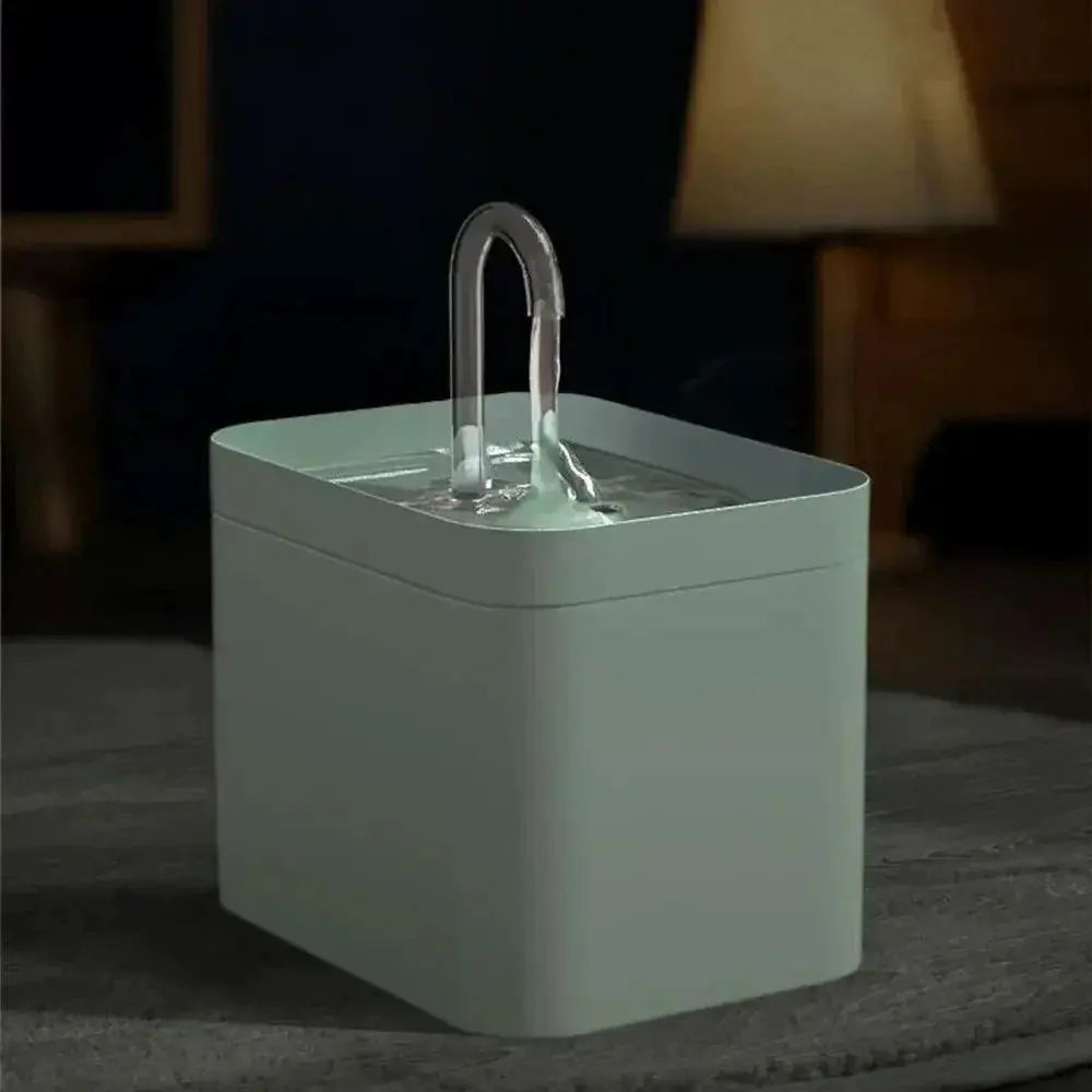 Ultra Quiet Pet Water Fountain With Recirculating Filter