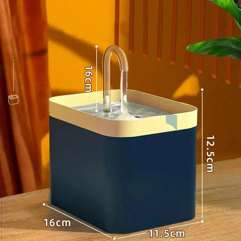 Ultra Quiet Pet Water Fountain With Recirculating Filter