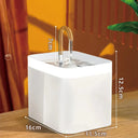 Ultra Quiet Pet Water Fountain With Recirculating Filter
