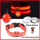 LED Safety Collar With Pendant For Small Pet Visibility