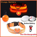 LED Safety Collar With Pendant For Small Pet Visibility