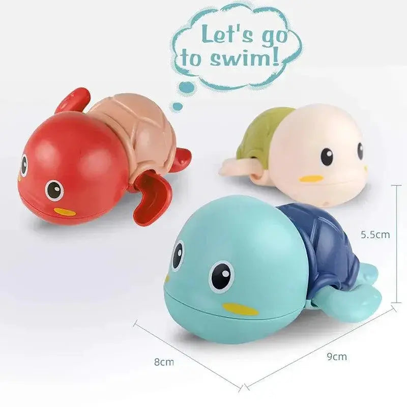 Baby Bath Toy Set Turtle And Whale For Water Fun Bath Time