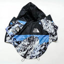 French Bulldog Print Hooded Raincoat for Dogs Windbreaker