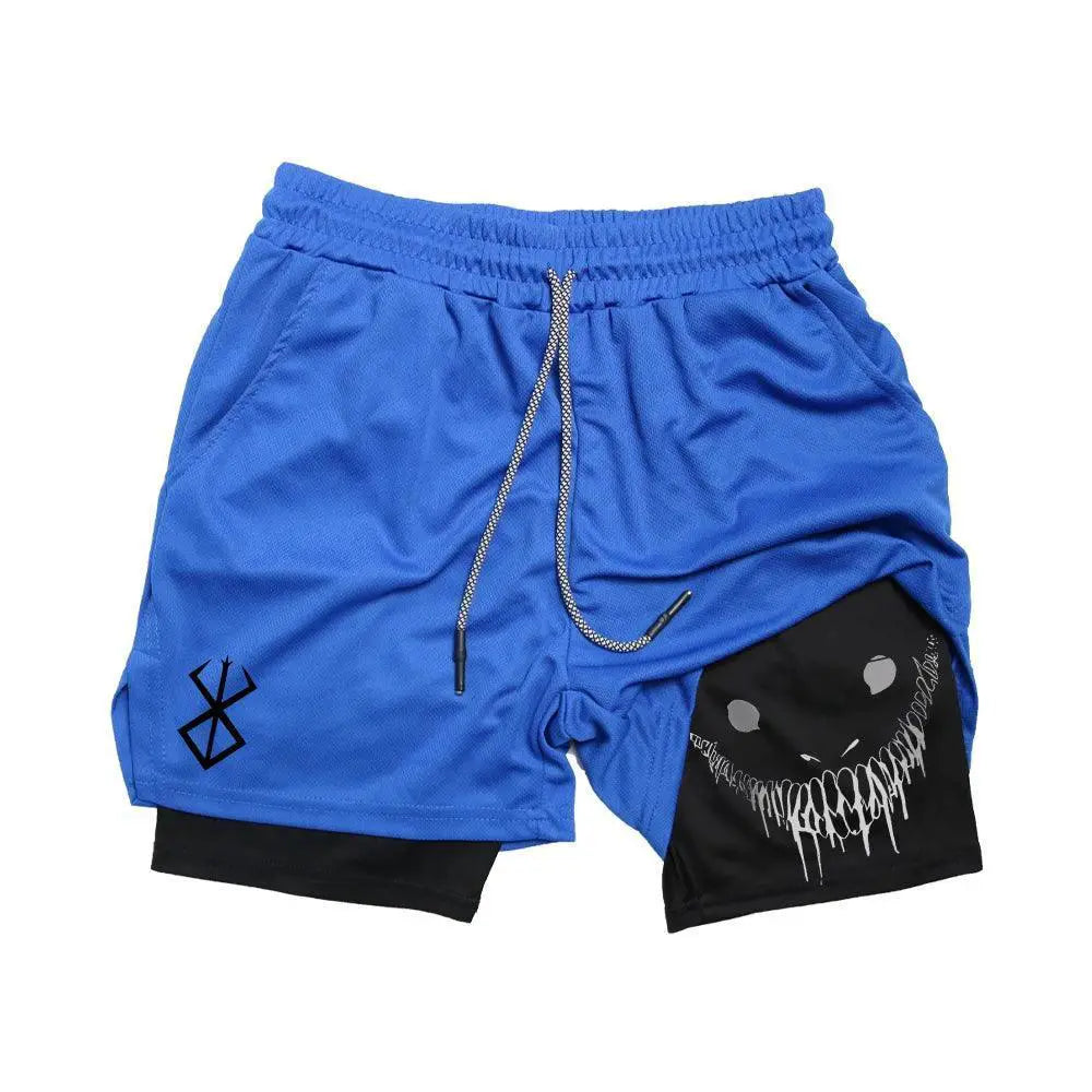 Anime Berserk Men's Running Shorts Summer Workout Essential