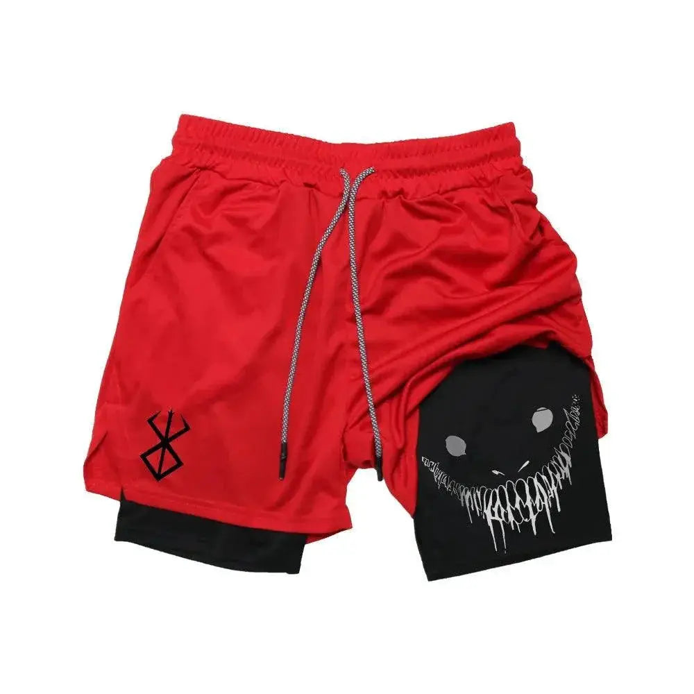 Anime Berserk Men's Running Shorts Summer Workout Essential