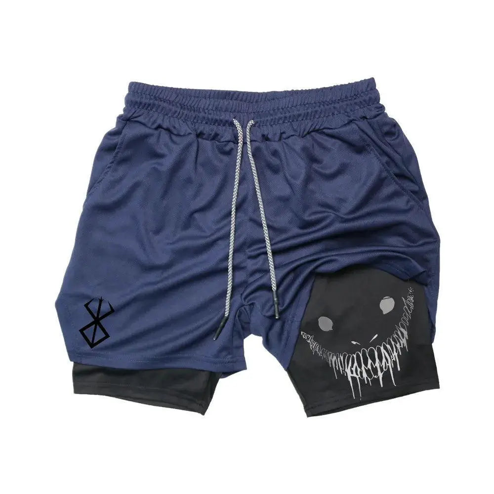 Anime Berserk Men's Running Shorts Summer Workout Essential