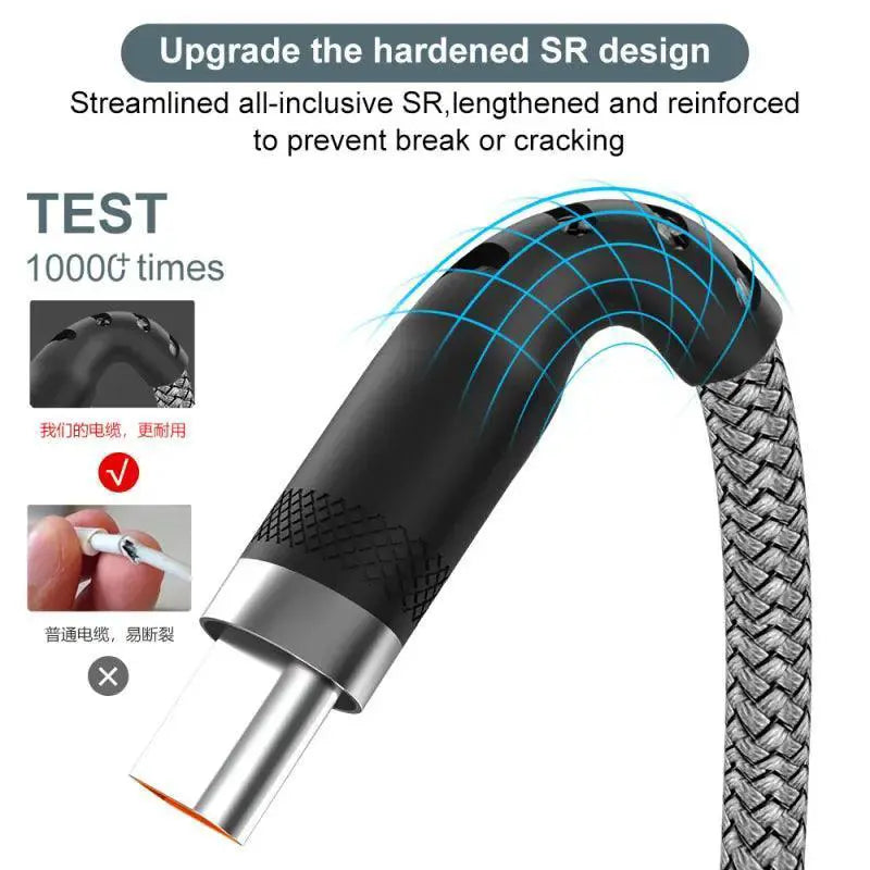 Ultimate Braided USB Type C Fast Charging Cable 1m To 8m