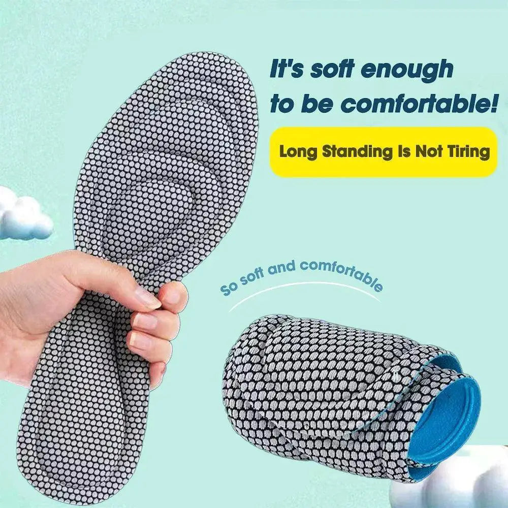 Memory Foam Insoles with Antibacterial Comfort Technology