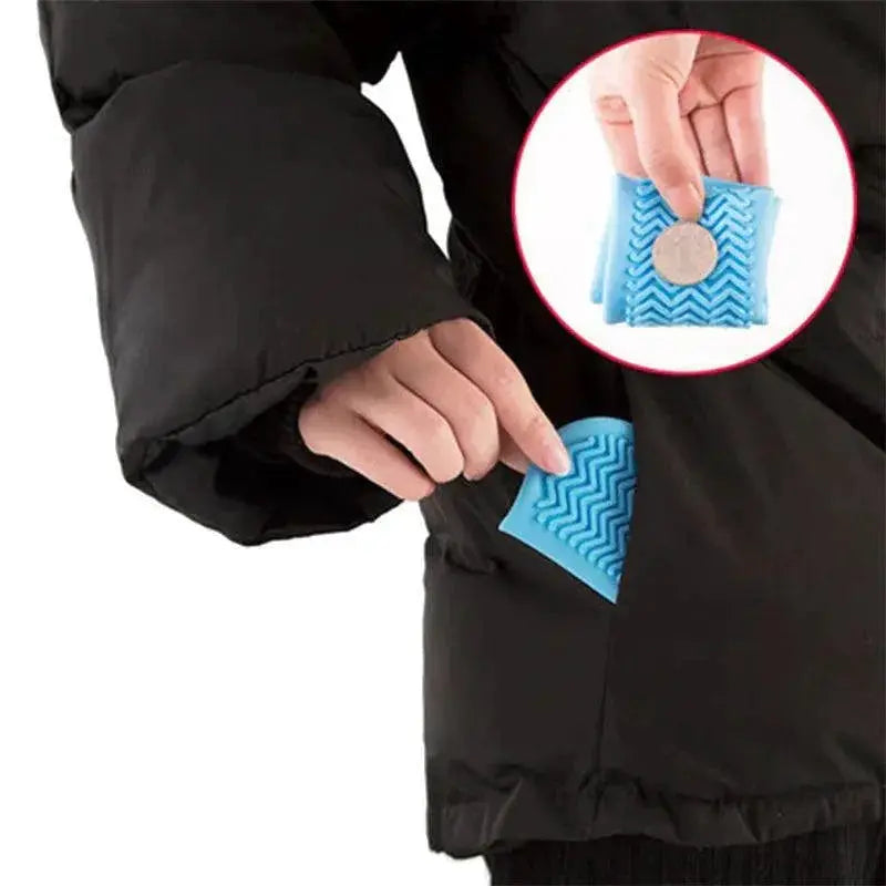 Rainproof Silicone Shoe Covers Durable Non Slip Portable