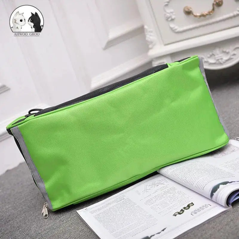 Portable Mesh Dog Carrier Bag For Travel And Comfort