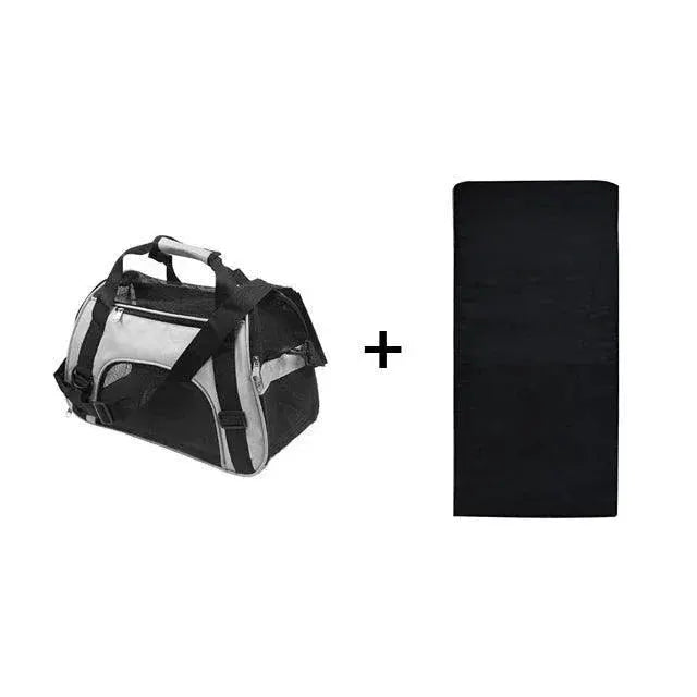 Portable Mesh Dog Carrier Bag For Travel And Comfort