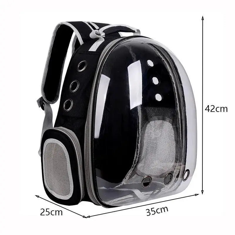 PetVoyage Capsule Backpack With Clear Window And Ventilation