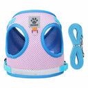 Reflective Dog Harness Set With Leash For Small Medium Pets