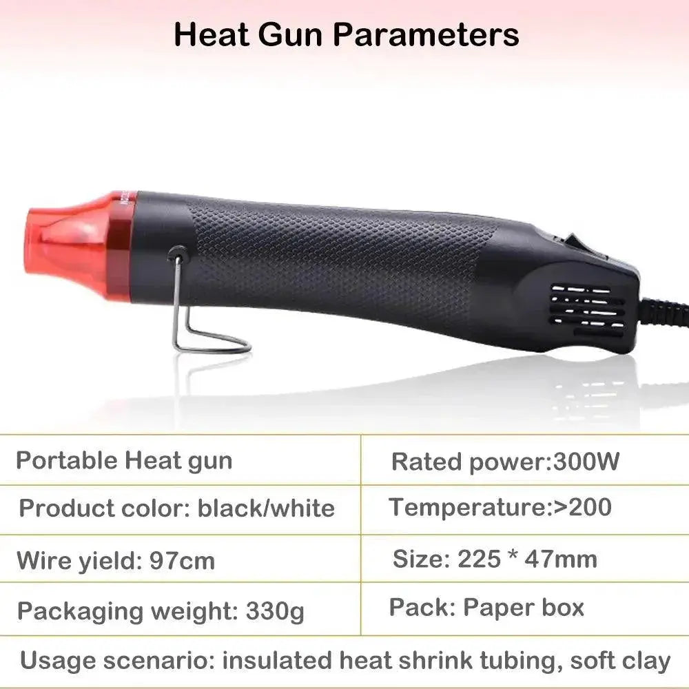 Professional Heat Gun For Efficient Shrink Wrapping 300W