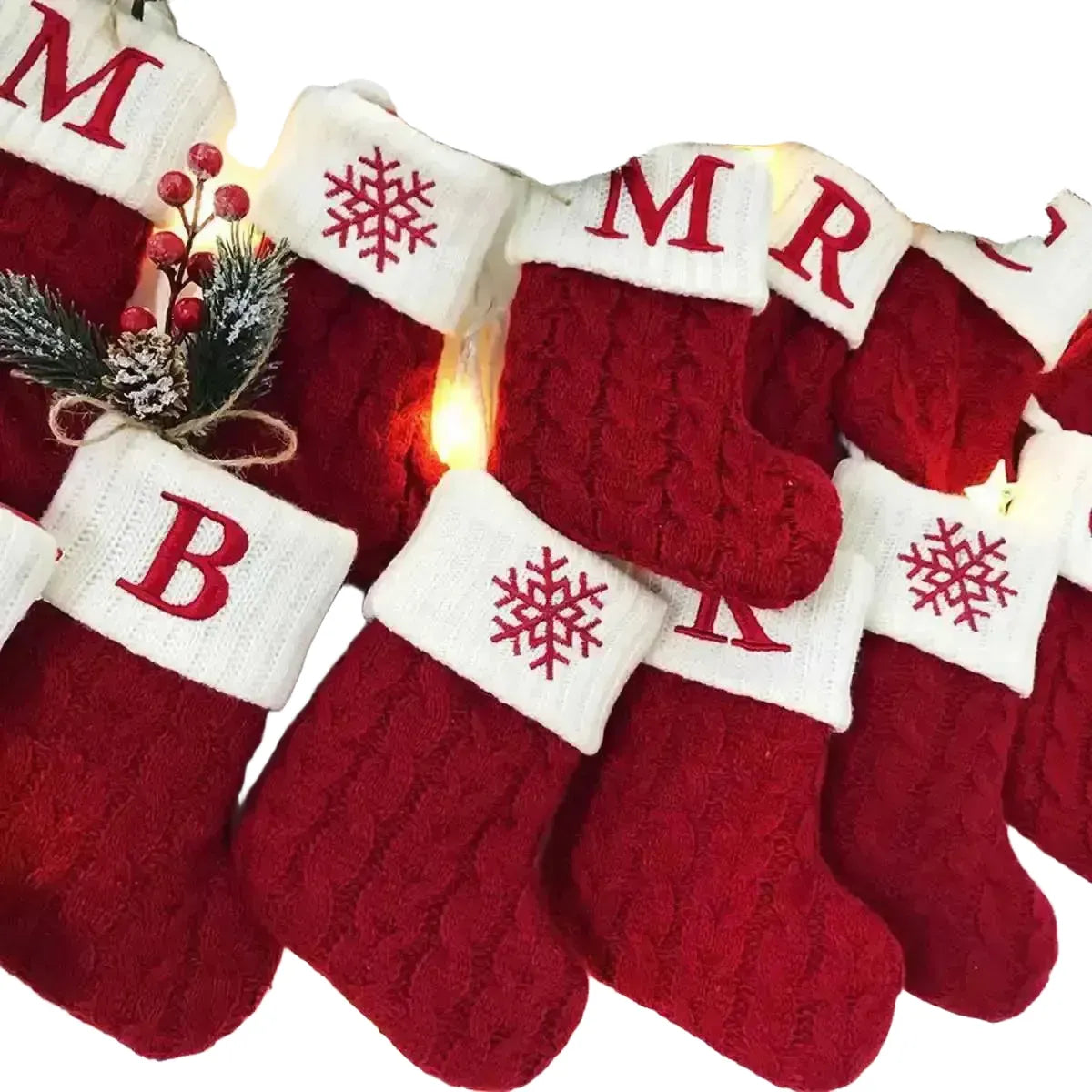 Warm Sock Ornament for Christmas Decor — product view 1