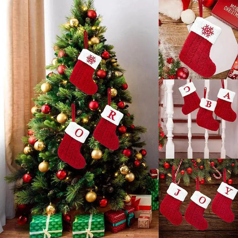 Personalized Holiday Knitting Socks Charming Ornaments