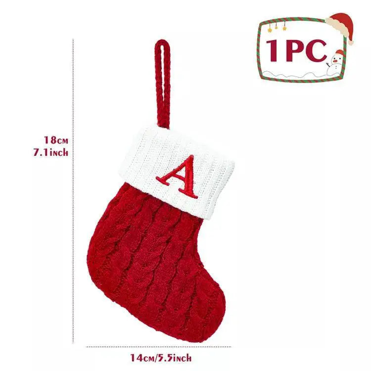 Personalized Holiday Knitting Socks Charming Ornaments