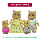 Forest Reindeer Family Dollhouse Playset Diy Fun For Kids