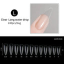 Durable Coffin Tips Nail Kit for Pros