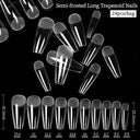 Durable Coffin Tips Nail Kit for Pros