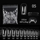 Durable Coffin Tips Nail Kit for Pros