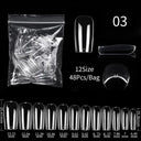 Durable Coffin Tips Nail Kit for Pros