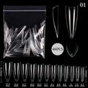 Durable Coffin Tips Nail Kit for Pros